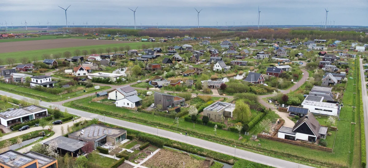 foto vanuit de lucht
